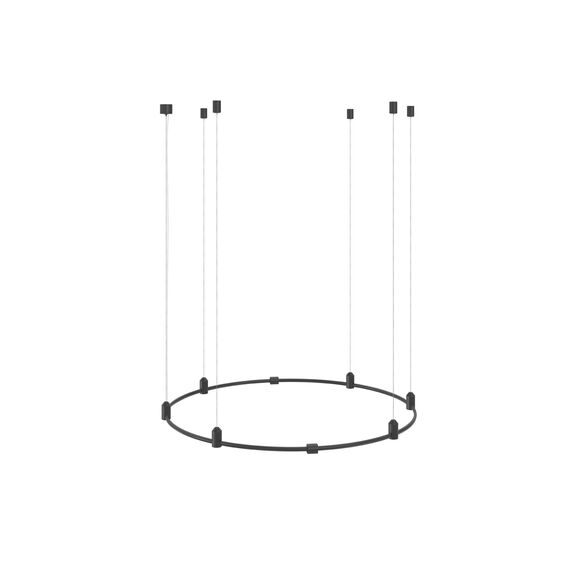 Donolux DL20225D800C Black Donolux Magnet Modular System «CODE 1.2», D800хH95-3000 мм (высота регулируется), DC24V, подвесное к, изображение 2