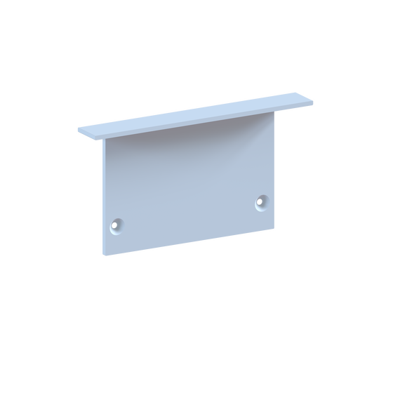 Donolux DNCAP18529RAL9003 Боковая заглушка для профиля DN18529 Цвет: Белый матовый RAL9003,Серия:DN8ALE