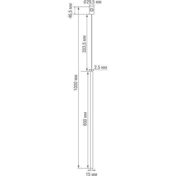 Donolux DL20245M5W1 Black Светодиодный светильник для магнитной модульной системы, 5Вт, изображение 5