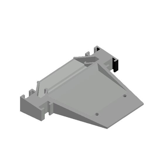 Donolux DNCAP18521Alu Боковая  глухая заглушка для профиля DN18521 Цвет:Серебро,Серия:DN8ALE