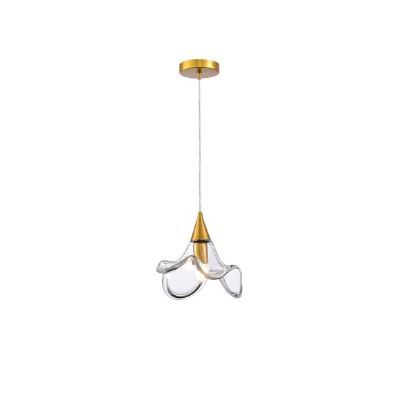 Donolux S111055.1Brass Подвес, 1хЕ27 40Вт, плафон стеклянный, прозрачный, изображение 4