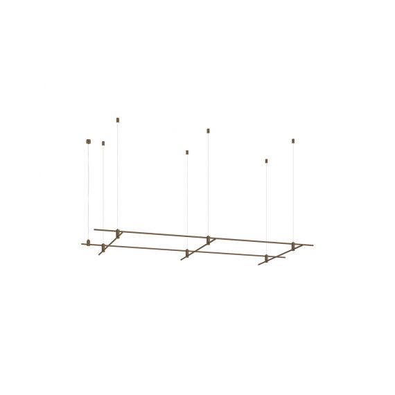 Donolux DL20225L2000x2L1000x3C B.Bronze Donolux Magnet Modular System «CODE 1.2», L2000х2хL1000x3хH95-3000 мм (высота регулируется), DC24V,