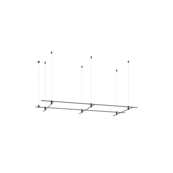 Donolux DL20225L2000x2L1000x3C Black Donolux Magnet Modular System «CODE 1.2», L2000х2хL1000x3хH95-3000 мм (высота регулируется), DC24V,