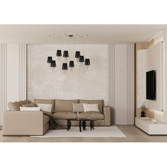 Donolux DL20751W1BBGrey Бра CASCATA,AC220В, 1хЕ14 40Вт макс., изображение 4