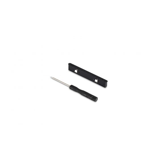 Donolux Connector 180 DLSM B Токопроводящий прямой соединитель для шинопроводов Slim Line Mini, DC 24В, L68xW4,8xH10,5 мм