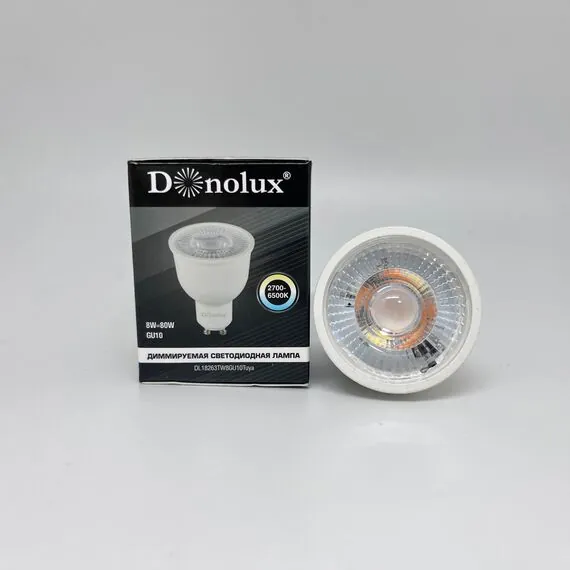 Donolux DL18263TW8GU10Tuya Диммируемая светодиодная лампа 8Вт, 220В, GU10, 2700-6500K, изображение 4