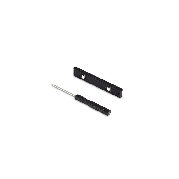 Donolux Connector 180 DLSM B Токопроводящий прямой соединитель для шинопроводов Slim Line Mini, DC 24В, L68xW4,8xH10,5 мм, изображение 3