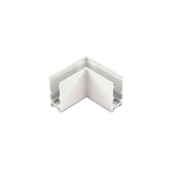 Donolux L corner DLS CW L-образный угол-соединитель для подвесного/накладного/встраиваемого шинопровода Slim Line, L60*W60*H41 мм, белый, изображение 3