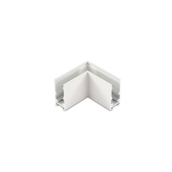 Donolux L corner DLS CW L-образный угол-соединитель для подвесного/накладного/встраиваемого шинопровода Slim Line, L60*W60*H41 мм, белый