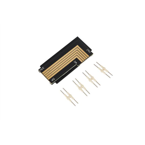 Donolux Corner Plate DLMX Black Sp Угловая плата L65 мм черного цвета для магнитного шинопровода DLM/X, изображение 3