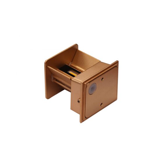 Donolux DL20121BaseG IP54 Twizzle база для накладки DL20121Cover, 2х3W, L85 W95 H85мм, 224Lm, Ra80, 3000K, IP54, золото