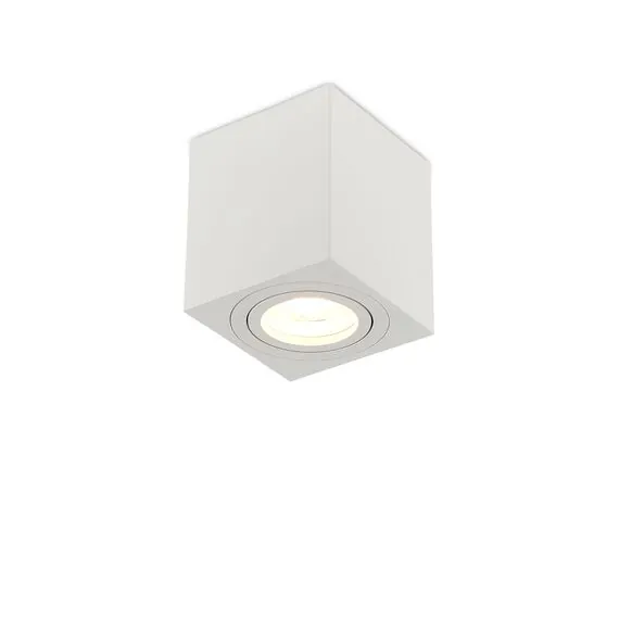 Donolux DL18613SQ1W Накладной светодиодный светильник, GU10, L80xW80хH90мм, IP20, белый, без лампы, изображение 4