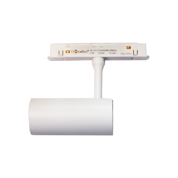 Donolux DL20295NW10WBBND Светодиодный светильник Alpha для SPACE Track system 10Вт, D45xL100 мм, 865Лм, 36°, 4000К, недиммируемый, Ra>90, белый, черный отражатель и задняя крышка, изображение 3