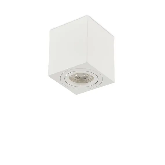 Donolux DL18613SQ1W Накладной светодиодный светильник, GU10, L80xW80хH90мм, IP20, белый, без лампы, изображение 3
