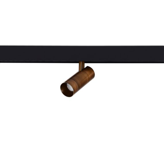 Donolux DL20295WW10BBr Светодиодный светильник Alpha для SPACE Track system 10Вт, D50xL160 мм, 796Лм, 36°, 3000К, диммируемый 0-10В, Ra >90, темная бронза, изображение 3