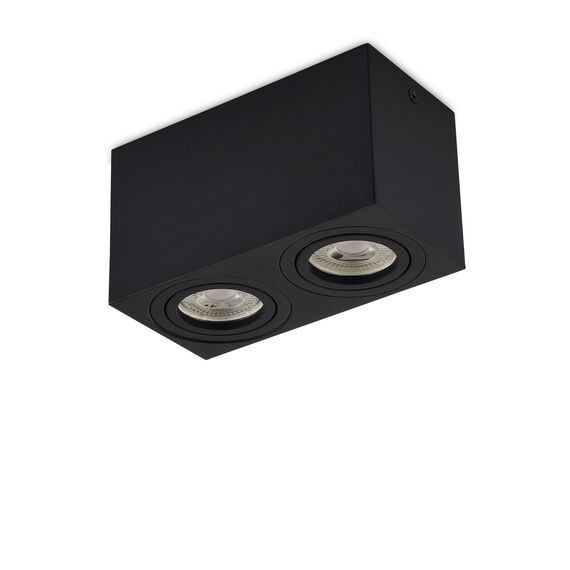 Donolux DL18613SQ2B Накладной светодиодный светильник, GU10, L160xW80хH90мм, IP20, черный, без лампы, изображение 3