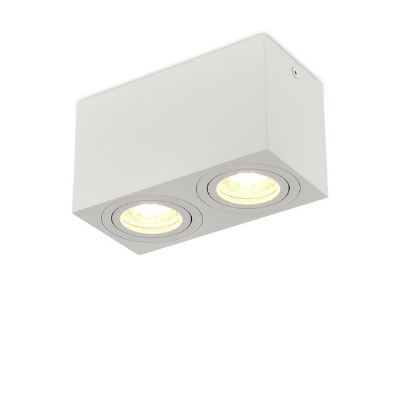 Donolux DL18613SQ2W Накладной светодиодный светильник, GU10, L160xW80хH90мм, IP20, белый, без лампы, изображение 4