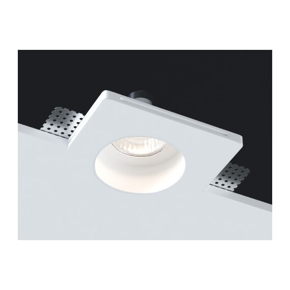 Donolux DL270R1W Светильник встраиваемый гипсовый, белый, 1xGU10