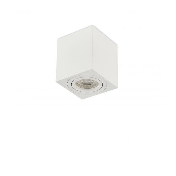 Donolux DL18613SQ1W Накладной светодиодный светильник, GU10, L80xW80хH90мм, IP20, белый, без лампы