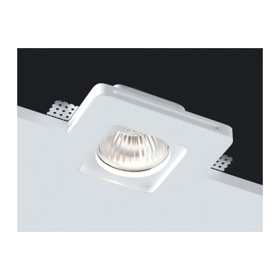 Donolux DL271SQ1W Светильник встраиваемый гипсовый, белый, 1xGU10