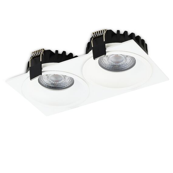Donolux Frame DL20761W2 Декоративная  двойная рамка для светильника DL20761, 175х89х2.5, белая, изображение 2