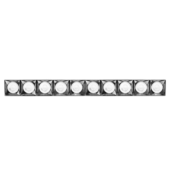 Donolux DL18519M141A20.38.383CH 150 Donolux Led светильник встраиваемый, 20W, 383х74,8мм, H39,8мм, 1800Lm, 38°, 3000К, Ra80, IP20, UGR16, корп, изображение 2