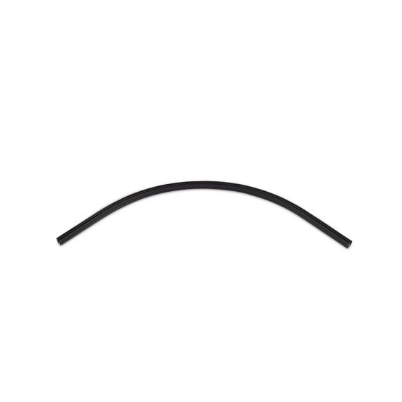 Donolux R corner 600 CB Круглый угол-соединитель для накладного шинопровода Slim Line Mini, R600*L400*H15 мм, черный