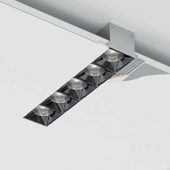 Donolux DL18519M141A10.38.193GB 150 Donolux Led Eye Unite + светильник встраиваемый, 10W, 193х74,8мм, H39,8мм, 900Lm, 38°, 3000К, Ra80, IP20,, изображение 3