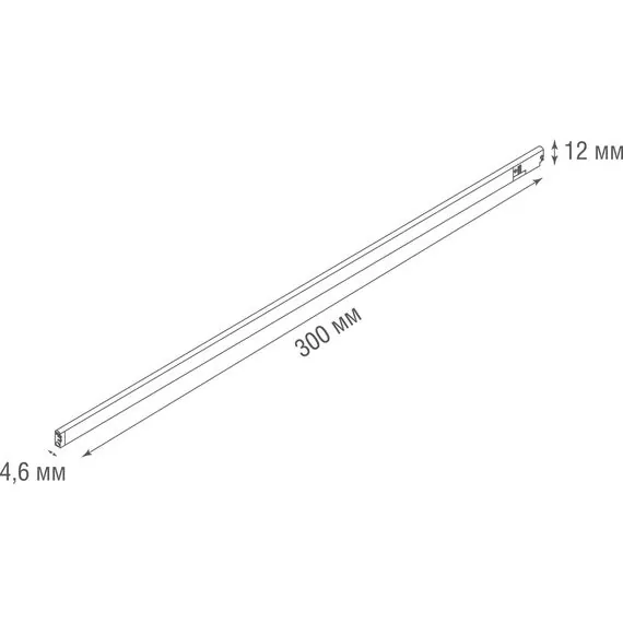 Donolux DL20736WW5B Светильник для Slim Line Mini, Line, 5Вт, 3000К, черный, изображение 3
