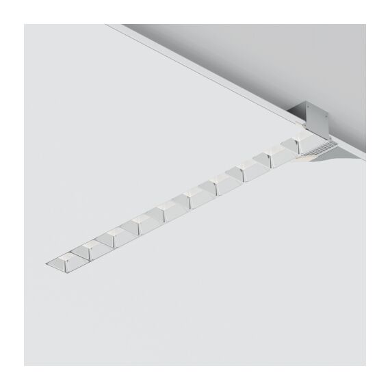Donolux DL18519M141A20.30.383CH 151 Donolux Led светильник встраиваемый, 20W, 383х74,8мм, H39,8мм, 1800Lm, 30х75°, 3000К, Ra80, IP20, UGR16, к