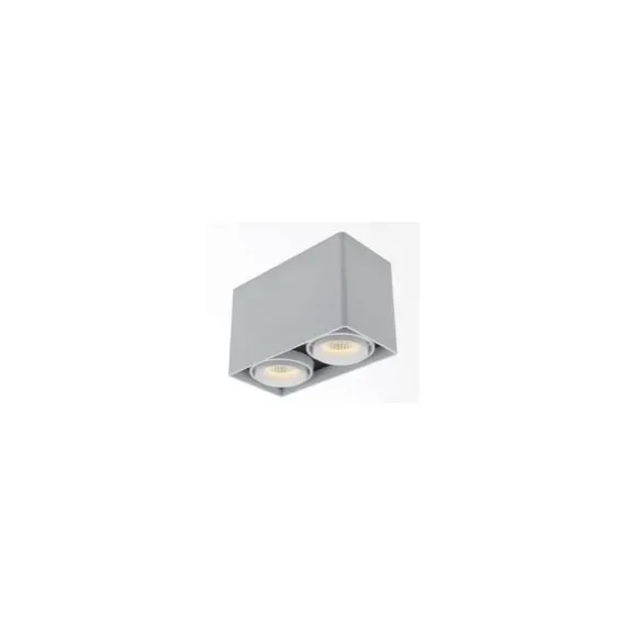 Donolux DL18610/02WW-SQ Silver Grey Накладной светильник под сменную лампу, изображение 5