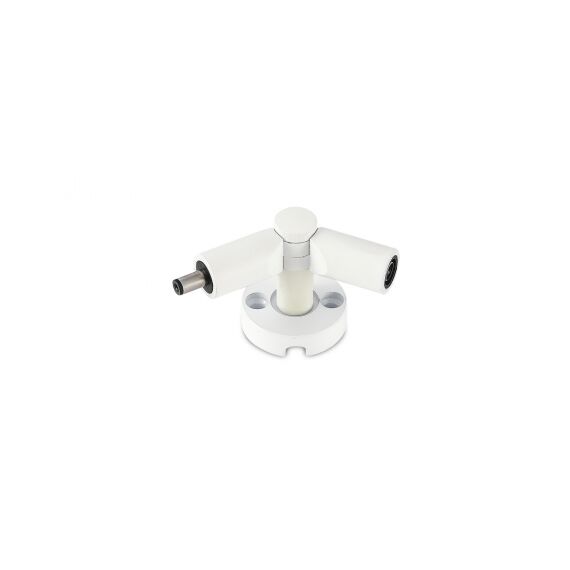 Donolux L Connector DL20651 W 15-180 Токопроводящий угловой соединитель (поворотный, 15-180°) для светильника DL20651, DC24В, D36xL53,5xH40,5 мм, белый