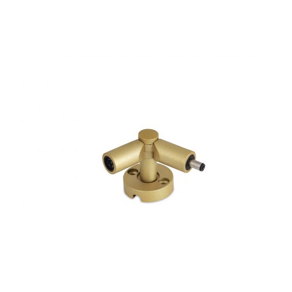 Donolux L Connector DL20651 Brass 15-180 Токопроводящий угловой соединитель (поворотный, 15-180°) для светильника DL20651, DC24В, D36xL53,5xH40,5 мм, латунь
