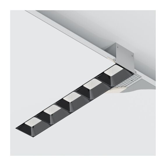 Donolux DL18519M141A10.30.193GB 151 Donolux Led светильник встраиваемый, 10W, 193х74,8мм, H39,8мм, 900Lm, 30х75°, 3000К, Ra80, IP20, UGR16, ко