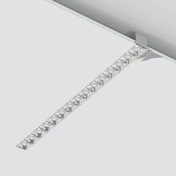 Donolux DL18519M141A30.38.573CH 150 Donolux Led светильник встраиваемый, 30W, 573х74,8мм, H39,8мм, 2700Lm, 38°, 3000К, Ra80, IP20, UGR16, корп, изображение 4