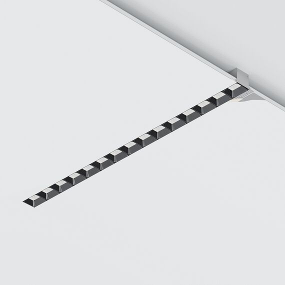 Donolux DL18519M141A30.30.573GB 151 Donolux Led светильник встраиваемый, 30W, 573х74,8мм, H39,8мм, 2700Lm, 30х75°, 3000К, Ra80, IP20, UGR16, к, изображение 5