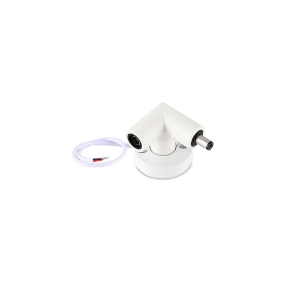 Donolux L Connector R DL20651 W1 Токопроводящий угловой соединитель (правый) с проводом для светильника DL20651, DC24В, D36xL53,5xH40,5 мм, белый, изображение 2