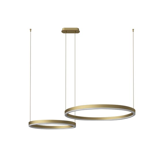 Kink Light 08219,33P(3000K) Подвес Тор матовое золото w90*60 (d40+60) h150 Led 60W (3000K)