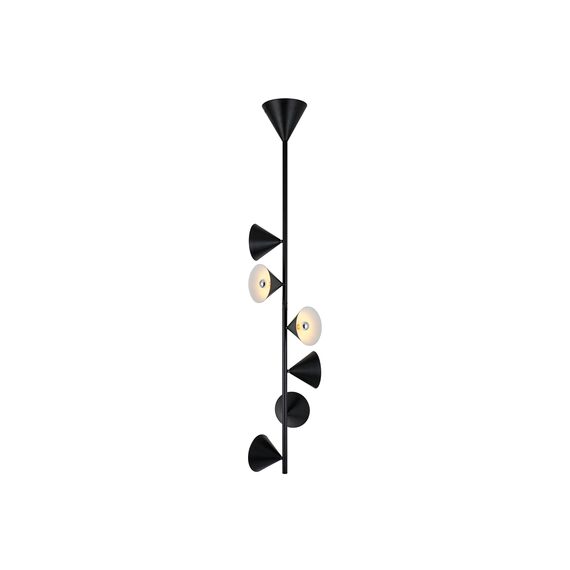 Kink Light 08480-6P,19 Светильник Эвелин черный d30 h165 E14 6*4W