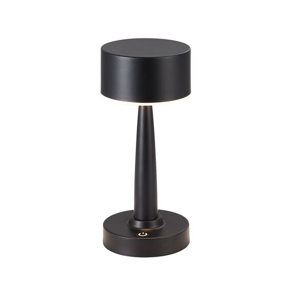 Kink Light 07064-A,19 Автономная настольная лампа диммируемая Снифф черный d12 h25 Led 6W (3200K)