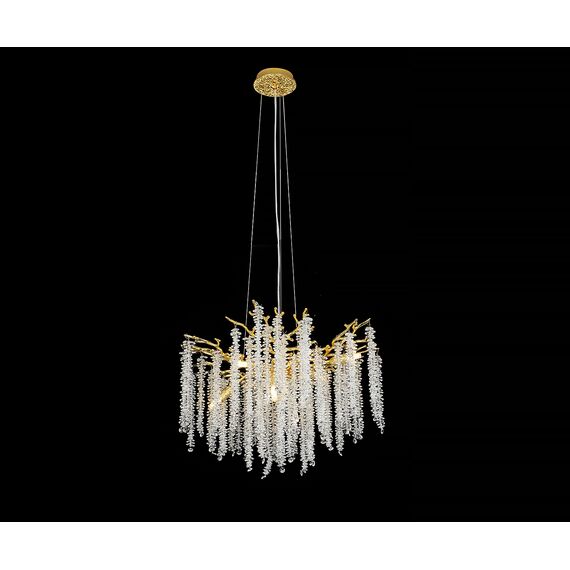 Kink Light 07871-76D,33 Люстра Шанти золото d76 h200 G9 10*7W