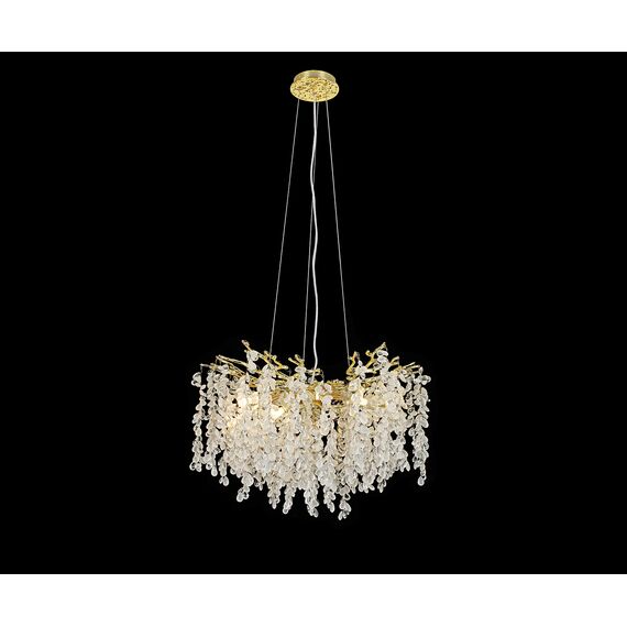 Kink Light 07879-60D,33 Люстра Шарми золото d60 h200 G9 8*7W