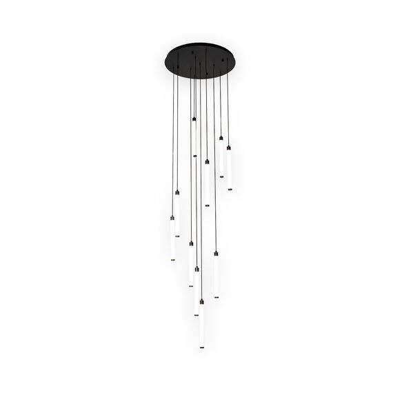 Kink Light 08456-10A,19 Подвес Эванте черный d60 h500 Led 10*7W (4000K)