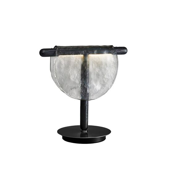 Kink Light 07687-T,19(16) Настольная лампа Тэрро черный (плафон серый) d38 h33 Led 8W (4000K)