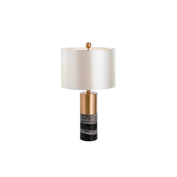Kink Light 07700-1T,19-20(01) Настольная лампа Тайла черный/бронза/белый d30 h52 E27 1*40W