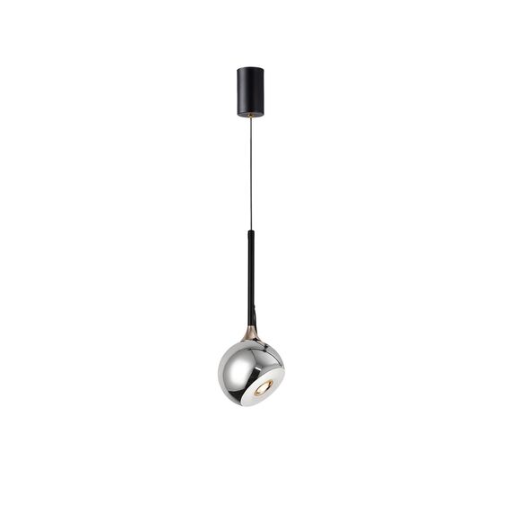 Kink Light 07529-1A,02 Подвес Тимо хром d12 h165 Led 8W (4000K) с лифтом