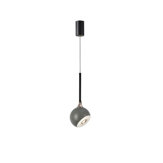 Kink Light 07529-1A,16 Подвес Тимо серый d12 h165 Led 8W (4000K) с лифтом