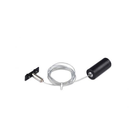 Donolux Suspension kit DLS CB Комплект подвесной для  шинопровода. L1500 мм, цвет черный, 2 шт.