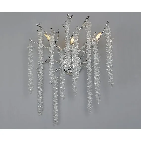 Kink Light 07871D,16 Светильник Шанти серебро w40*15 h50 G9 3*7W