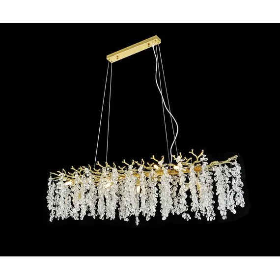 Kink Light 07879-150D,33 Люстра Шарми золото w150*48 h200 G9 16*7W